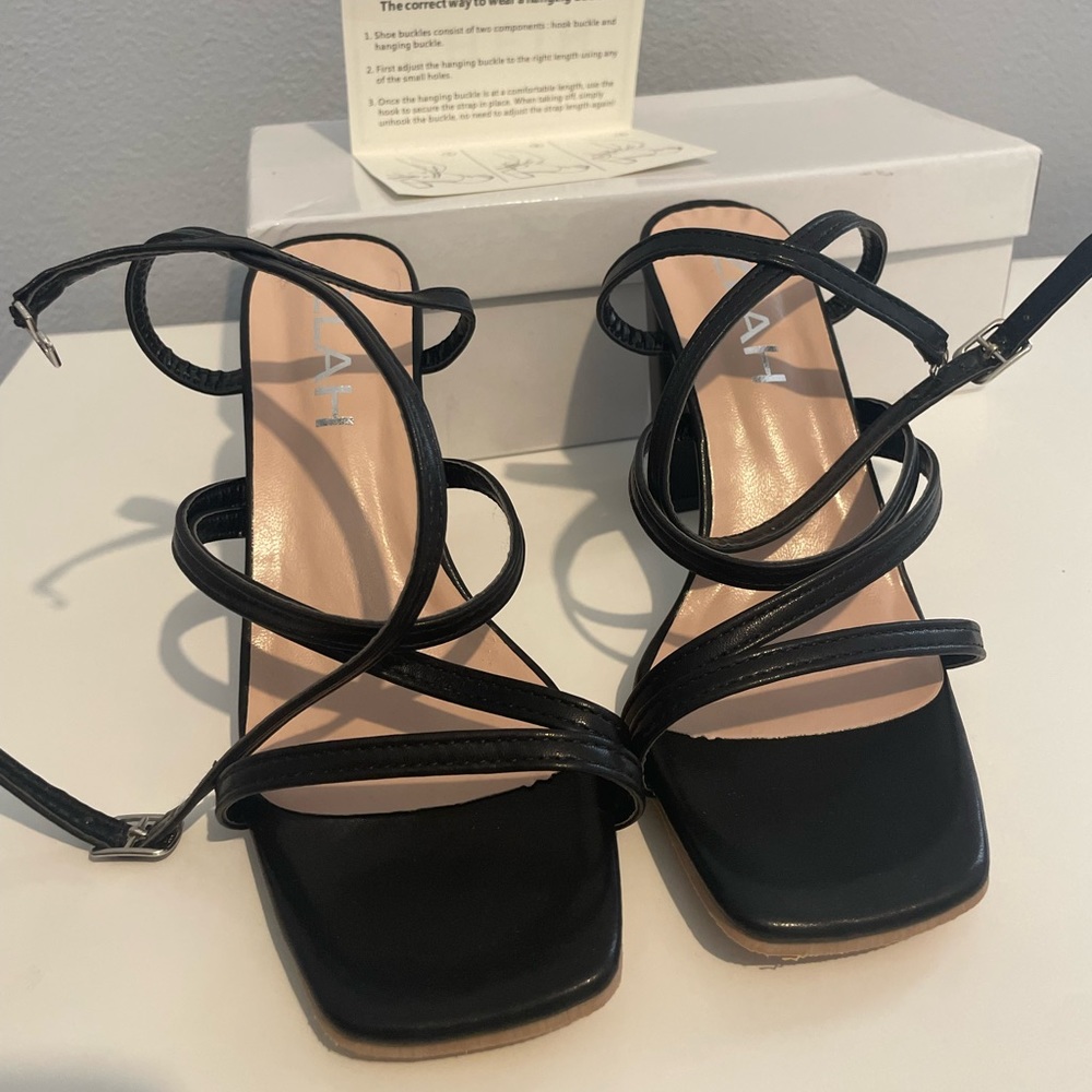 SHEIN strappy heels